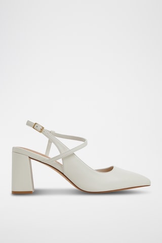 Escarpins en cuir de mouton Laura - Blanc