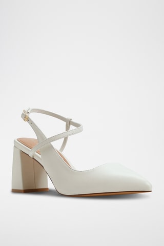 Escarpins en cuir de mouton Laura - Blanc
