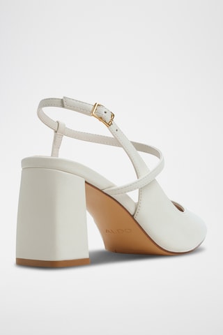 Escarpins en cuir de mouton Laura - Blanc
