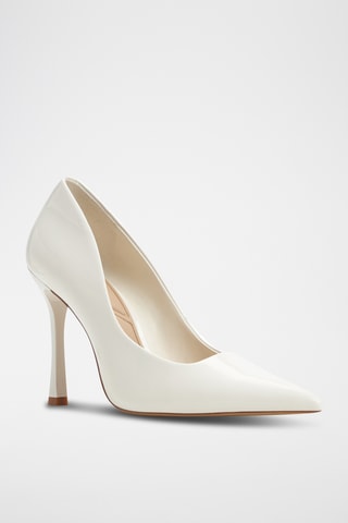 Escarpins vernis Brelle - Blanc
