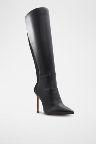Bottes en cuir de mouton Milann - Noir