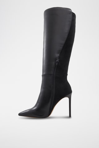 Bottes en cuir de mouton Milann - Noir