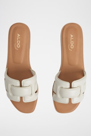 Mules en cuir - Blanc