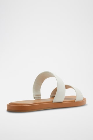 Mules en cuir Krios - Blanc