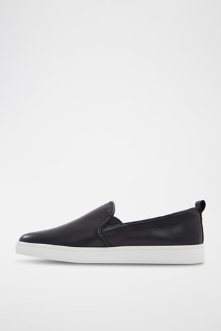 Slip-on en cuir Roolly - Noir