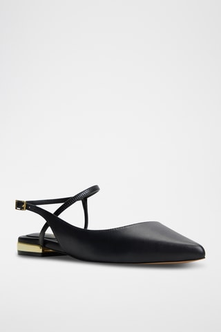 Ballerines en cuir Sarine - Noir