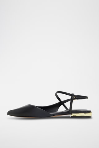 Ballerines en cuir Sarine - Noir