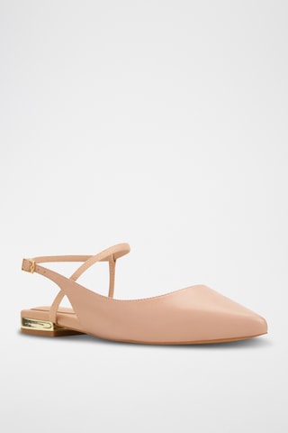 Ballerines en cuir Sarine - Beige