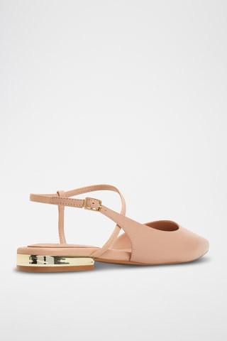 Ballerines en cuir Sarine - Beige