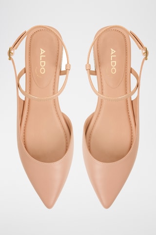 Ballerines en cuir Sarine - Beige