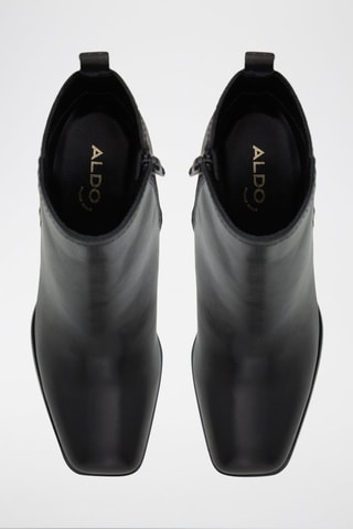 Bottines en cuir Reva - Noir