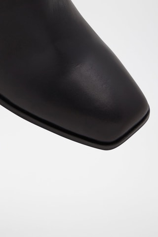 Bottines en cuir Reva - Noir