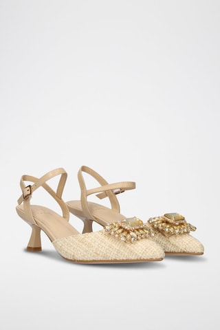 Escarpins en cuir Mar - Beige