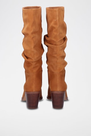 Bottes en cuir -  Camel