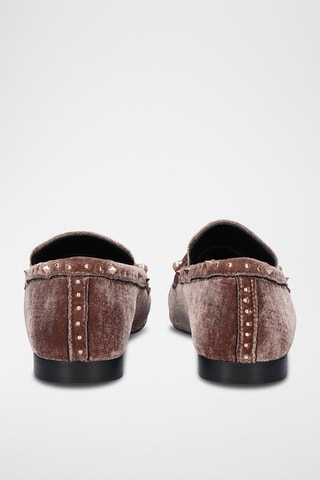 Mocassins en nubuck - Marron