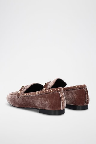 Mocassins en nubuck - Marron
