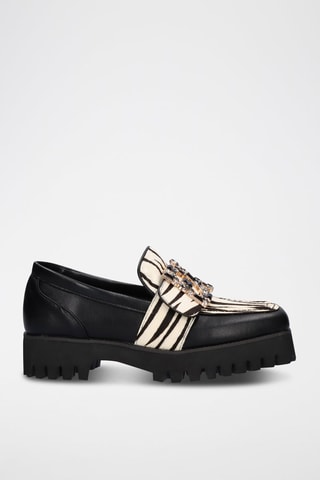 Mocassins plateformes - Noir