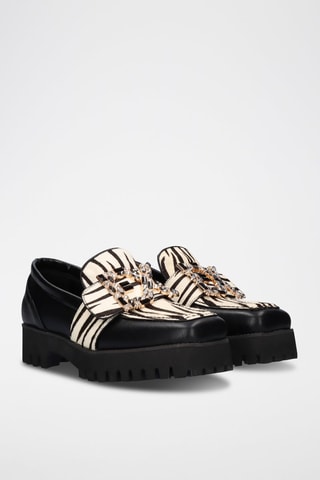 Mocassins plateformes - Noir