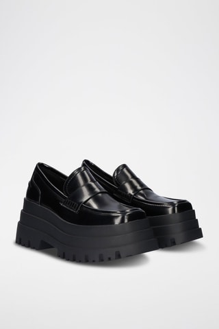 Mocassins plateformes - Noir