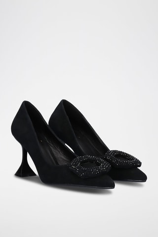 Escarpins en cuir -  Noir