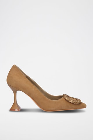 Escarpins en cuir -  Camel