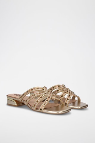 Mules à talons Mara - Doré