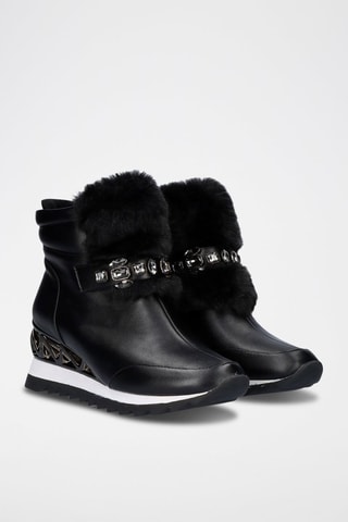 Bottines compensées -  Noir