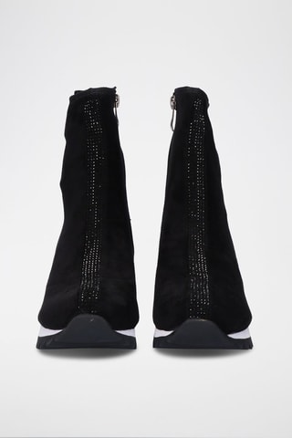 Bottines chaussettes compensées - Noir