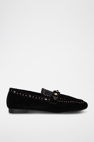 Mocassins en cuir - Noir