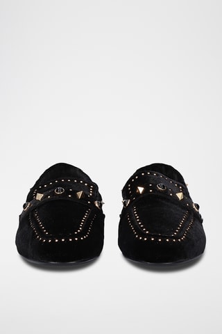 Mocassins en cuir - Noir
