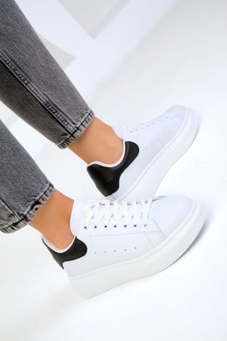 Baskets plateformes - Blanc