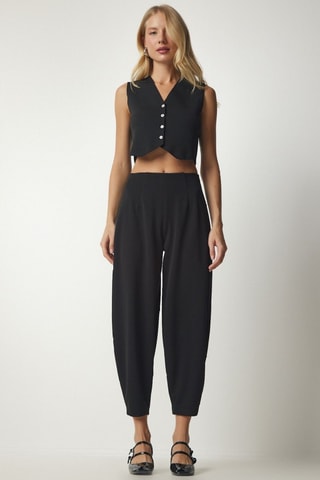 Pantalon 7/8 - Noir