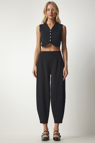 Pantalon 7/8 - Noir