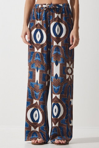 Pantalon palazzo - Bleu marine