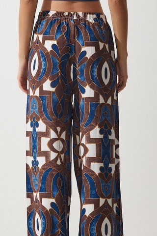 Pantalon palazzo - Bleu marine
