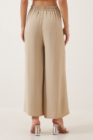 Pantalon casual - Crème