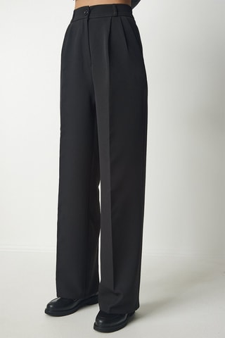 Pantalon wide legs Noir
