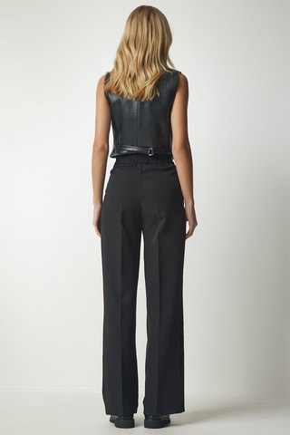 Pantalon wide legs Noir