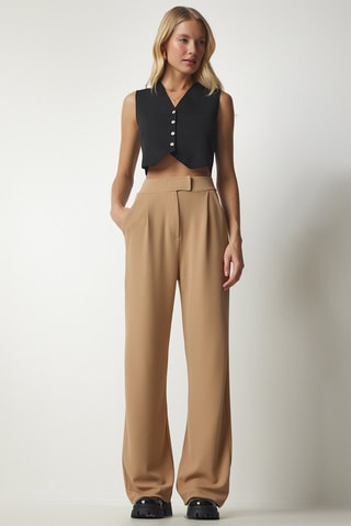 Pantalon - 
Beige
