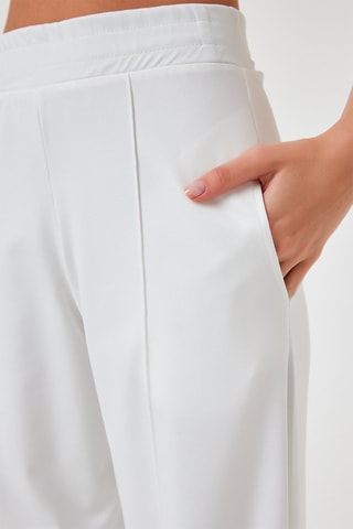 Pantalon palazzo - 
Blanc