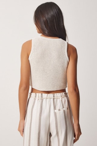 Crop-top - Ecru