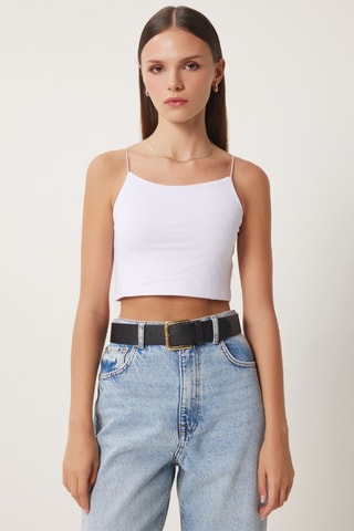 Crop top - Blanc