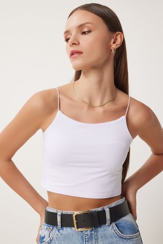 Crop top - Blanc