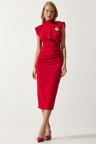 Vestido justo - Vermelho
