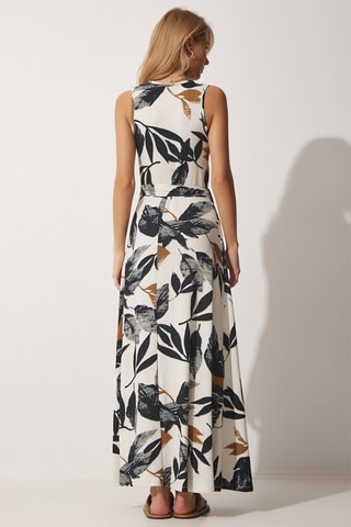 Vestido comprido Cru
