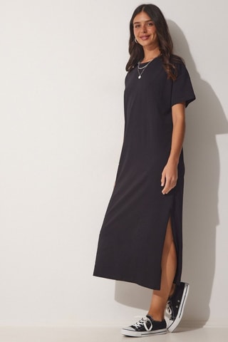 Vestido direito - Preto