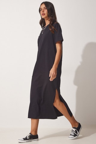 Vestido direito - Preto