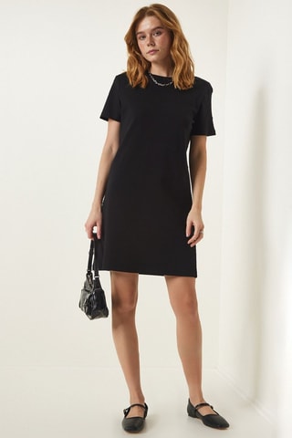 Vestido direito - Preto