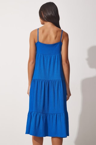 Vestido midi Azul-real