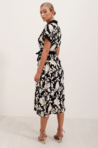 Vestido-camisa - Preto